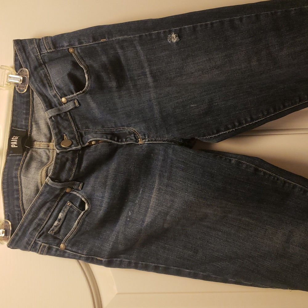 PAIGE Verdugo Ankle distressed skinny jeans